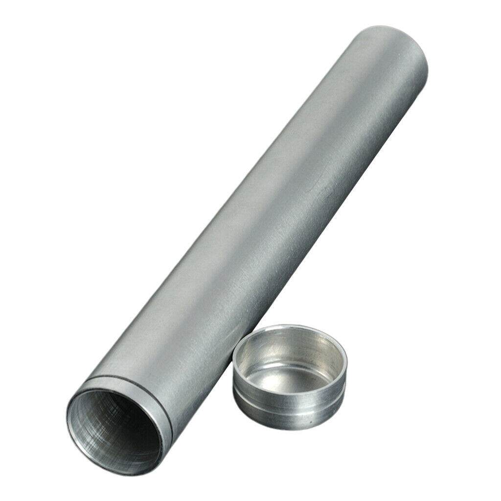 Classic Aluminum Travel Cigar Tube Humidor Holder Cigar Case