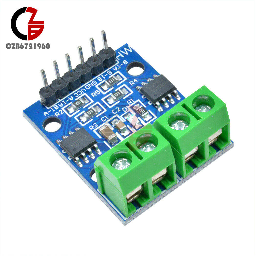 5Pcs H-bridge Stepper Motor Dual DC Motor Driver Controller Board L9110S