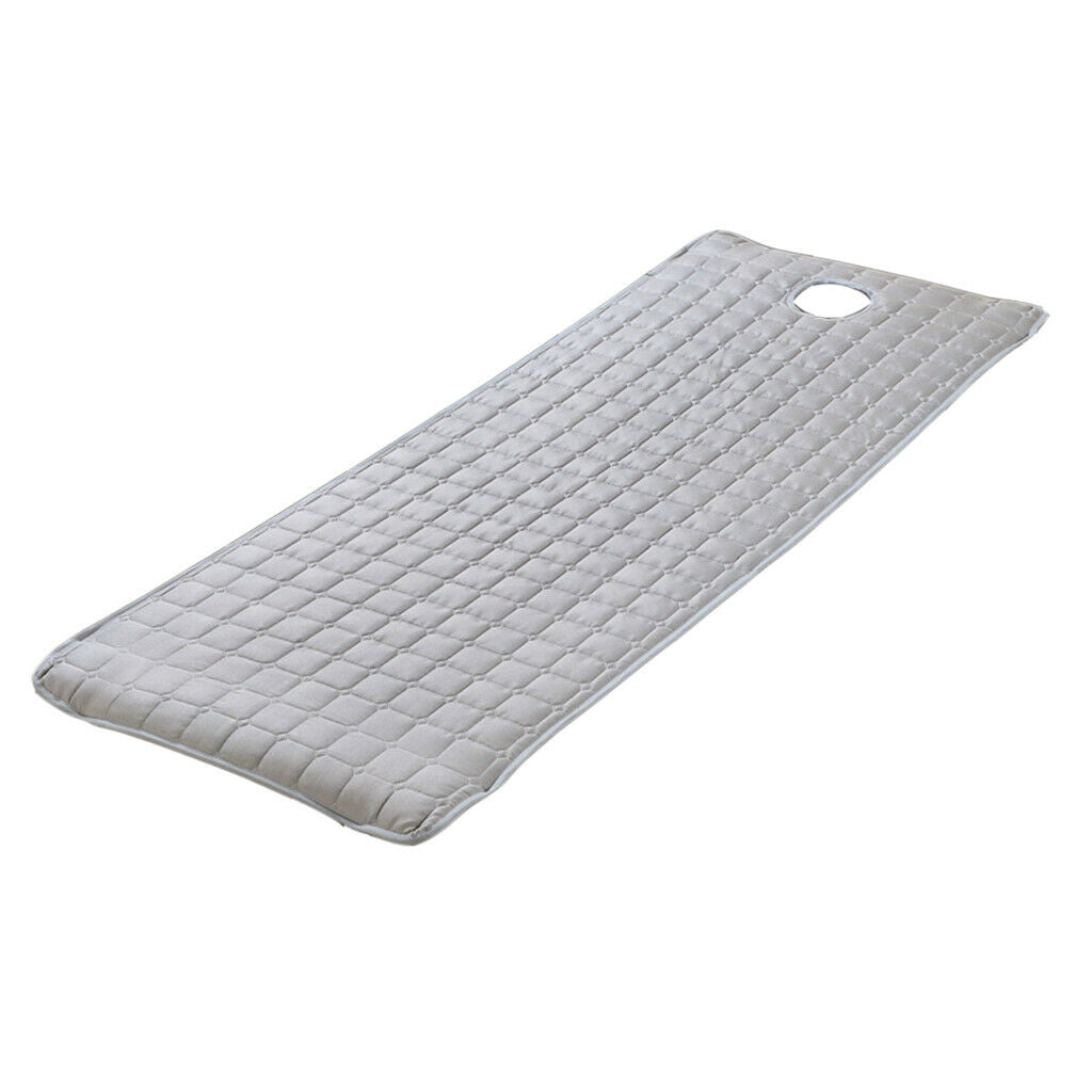 Hotel Spa Massage Table Mattress Sheet Cosmetic Bed Cover 71x24" Gray