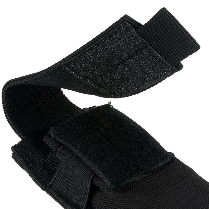 Durable Nylon Black Flashlight Molle Pouch Holster Holder Pocket Climbing