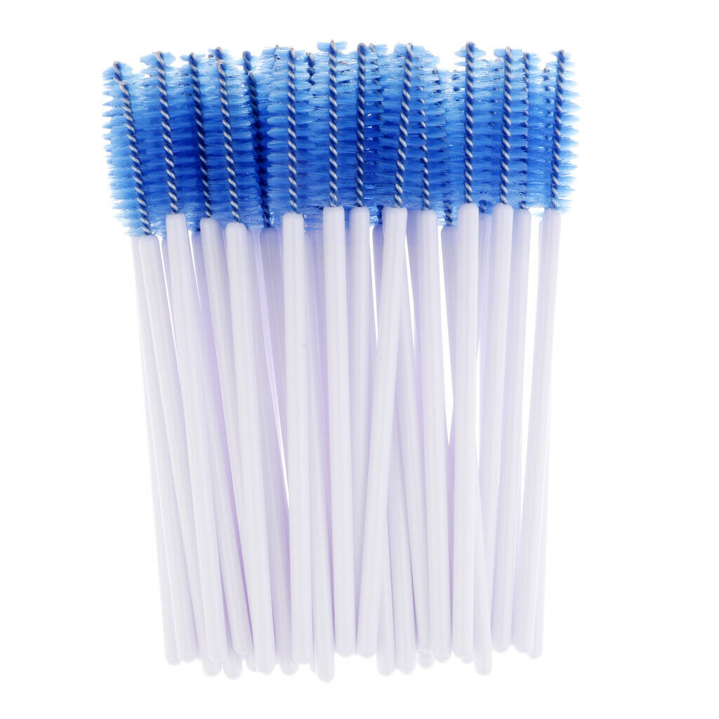 50pcs Disposable Eyelashes Extension Brushes Mascara Wands Applicator Tools #L