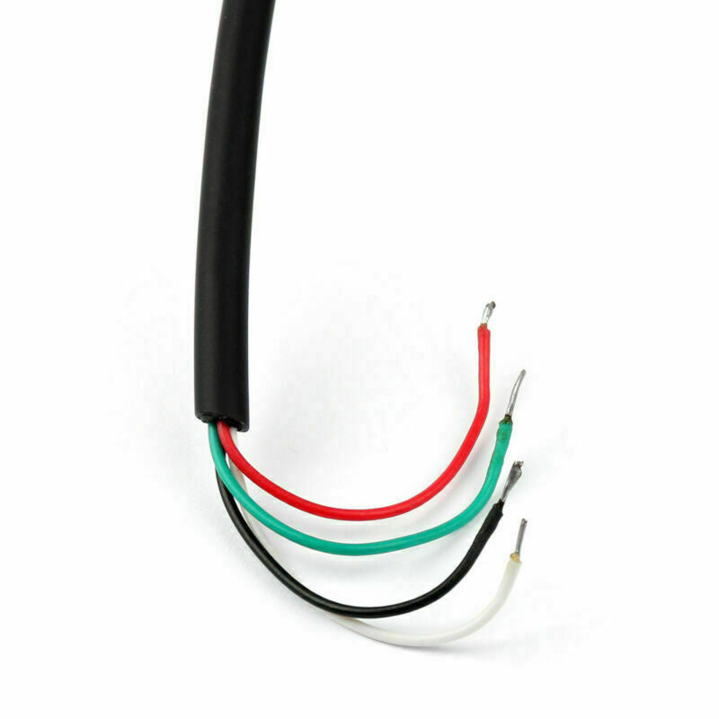 For Baofeng UV5R Kenwood TK370  2 pin 4 Wire Speaker Mic Cable Line