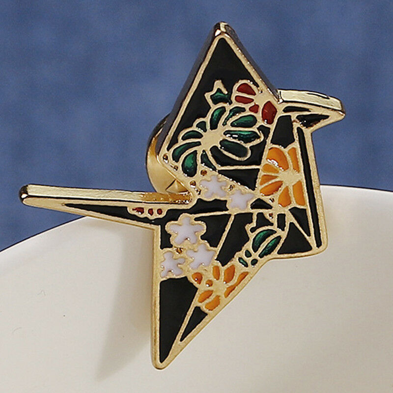 Cartoon Multi Crane Girl Enamel Collar Pins Badge Corsage Brooch Pin Jewel.l8
