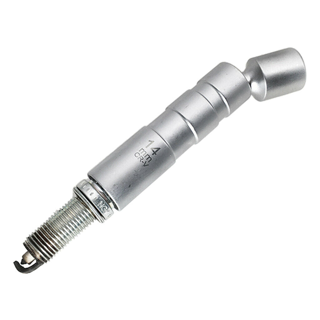 High Carbon Steel Chrome 14mm Spark Plug Wobble Socket for BMW 1/3/5 Series