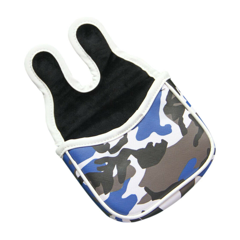 Golf Mallet Putter Head Cover Protector Bag Guard w/ Magnetic Closure