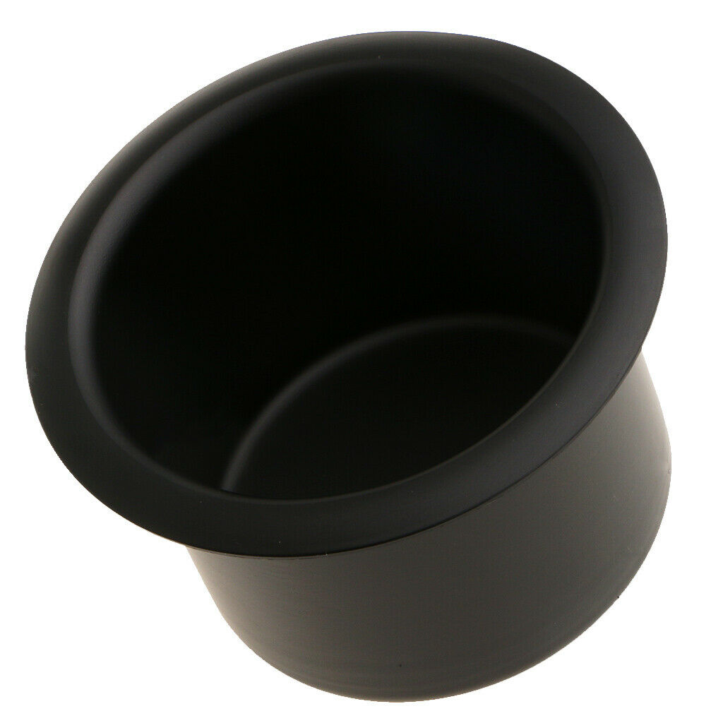 Black Boat Aluminum Alloy Cup Drink Can Holder Boat Marine RV Universal