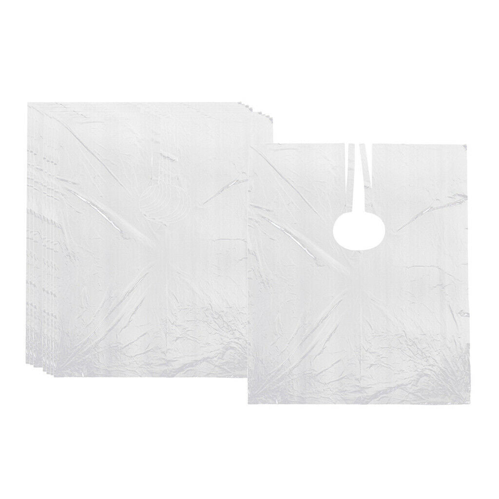 200Pcs Disposable Haircutting Capes Barber Shop Shawls Shampoo Perming Apron