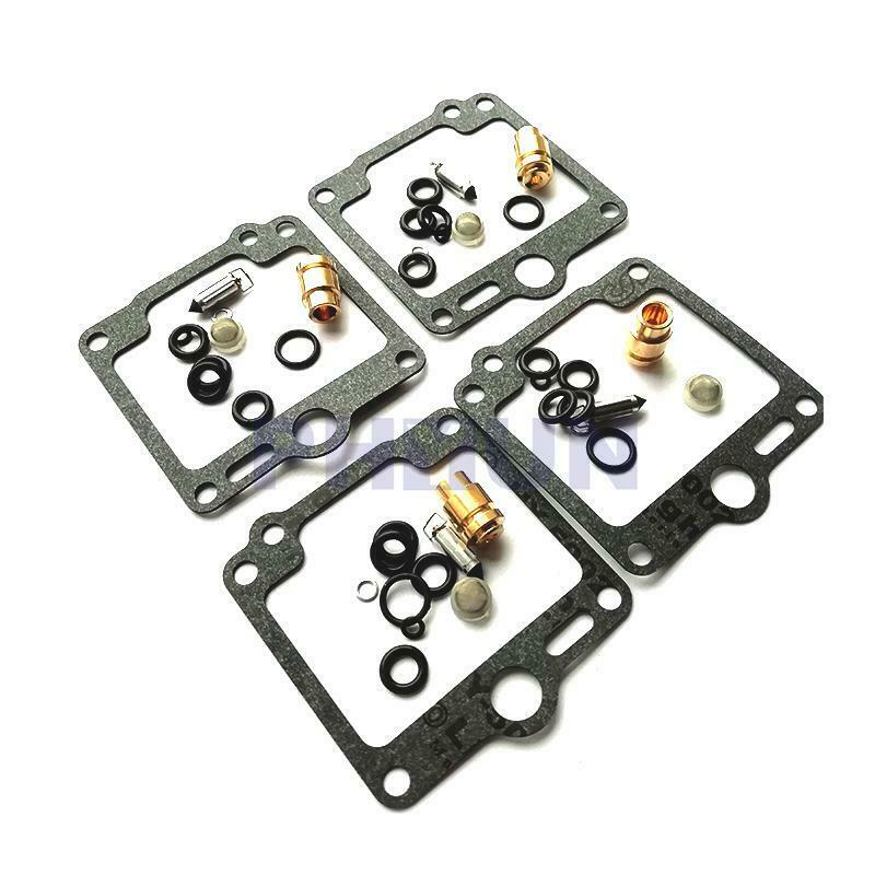 4 Sets Carburetor Carb Rebuild Repair Kit For Yamaha XJ700 XJ750 FJ1100 FJ1200