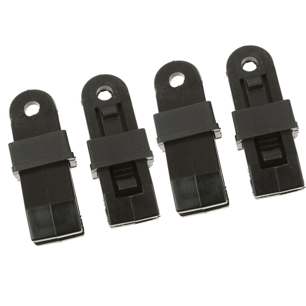 4 Pieces Easily Tent Clip Buckle Hooks for Family Tent
