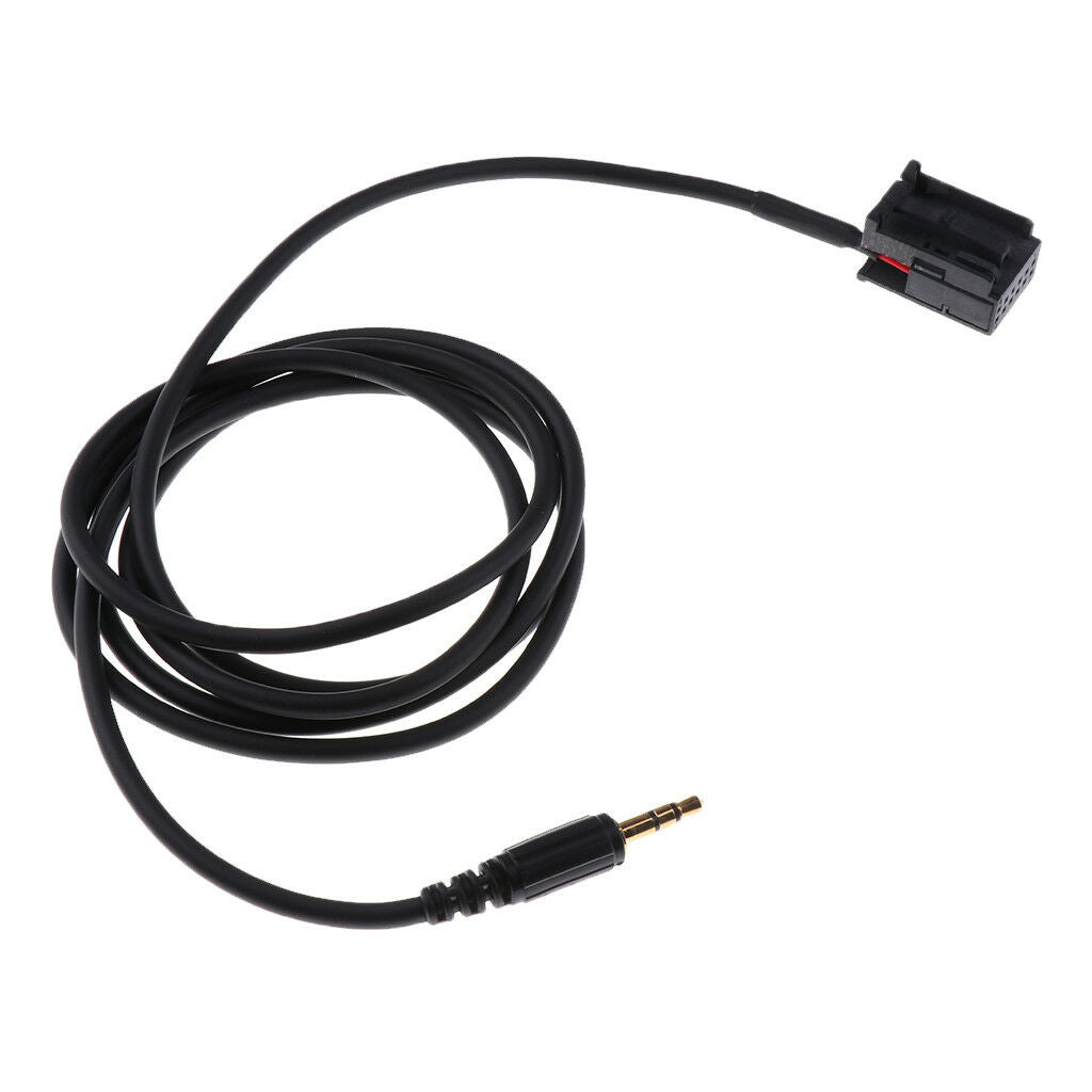 3.5mm Male to 12 Pin Audio Input Connector Cable for Ford Focus MK2 Fiesta