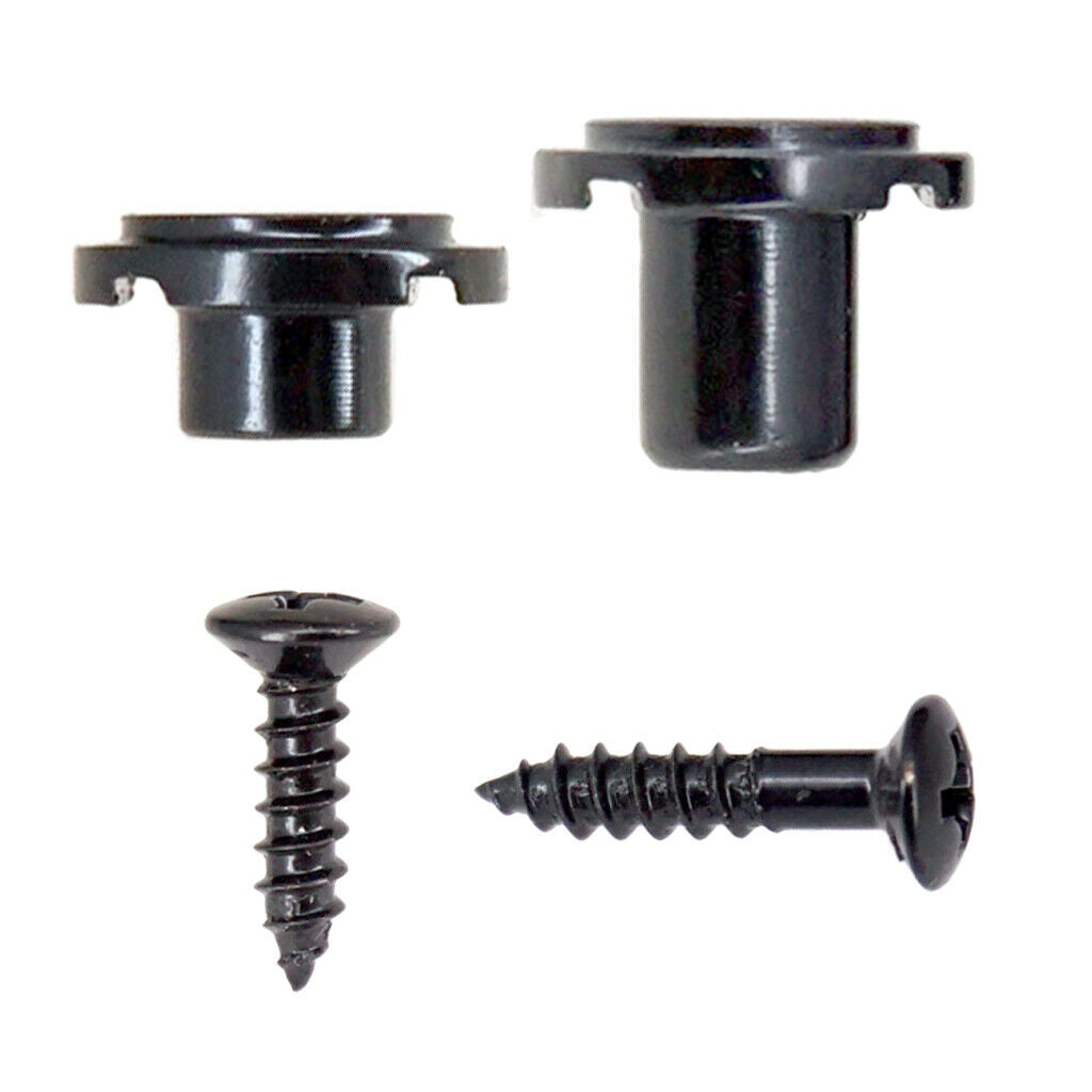 Output Input Jack Socket Plates with String Retainer for Guitar Replacement
