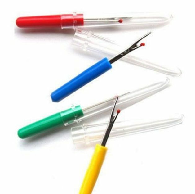 4x Plastic Handle Craft Thread Cutter Seam Ripper Stitch Unpicker Sewing Tool CH