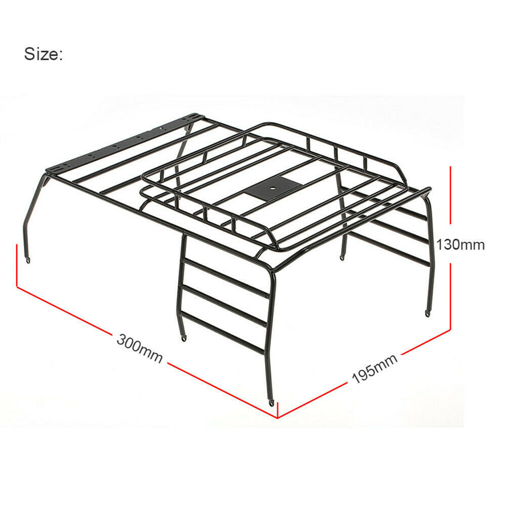 Roof luggage carrier for 1:10 Jeep Rock Crawler