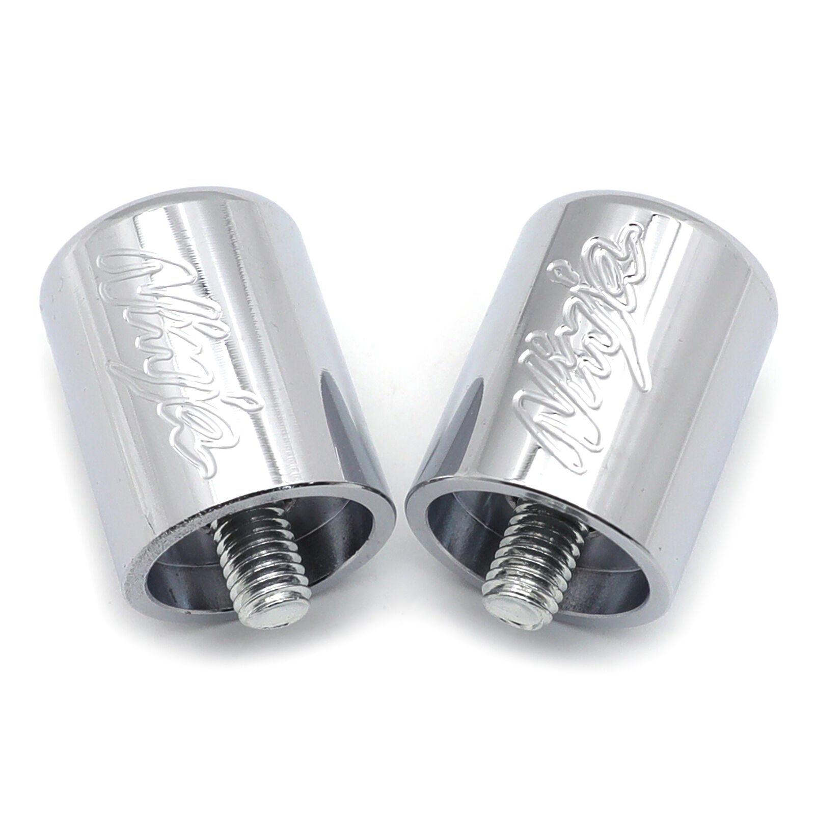 Bar Ends for Kawasak Ninja EX250 EX500 EX650R ZX6R-636 ZRX1100 ZZR1200 CHROME
