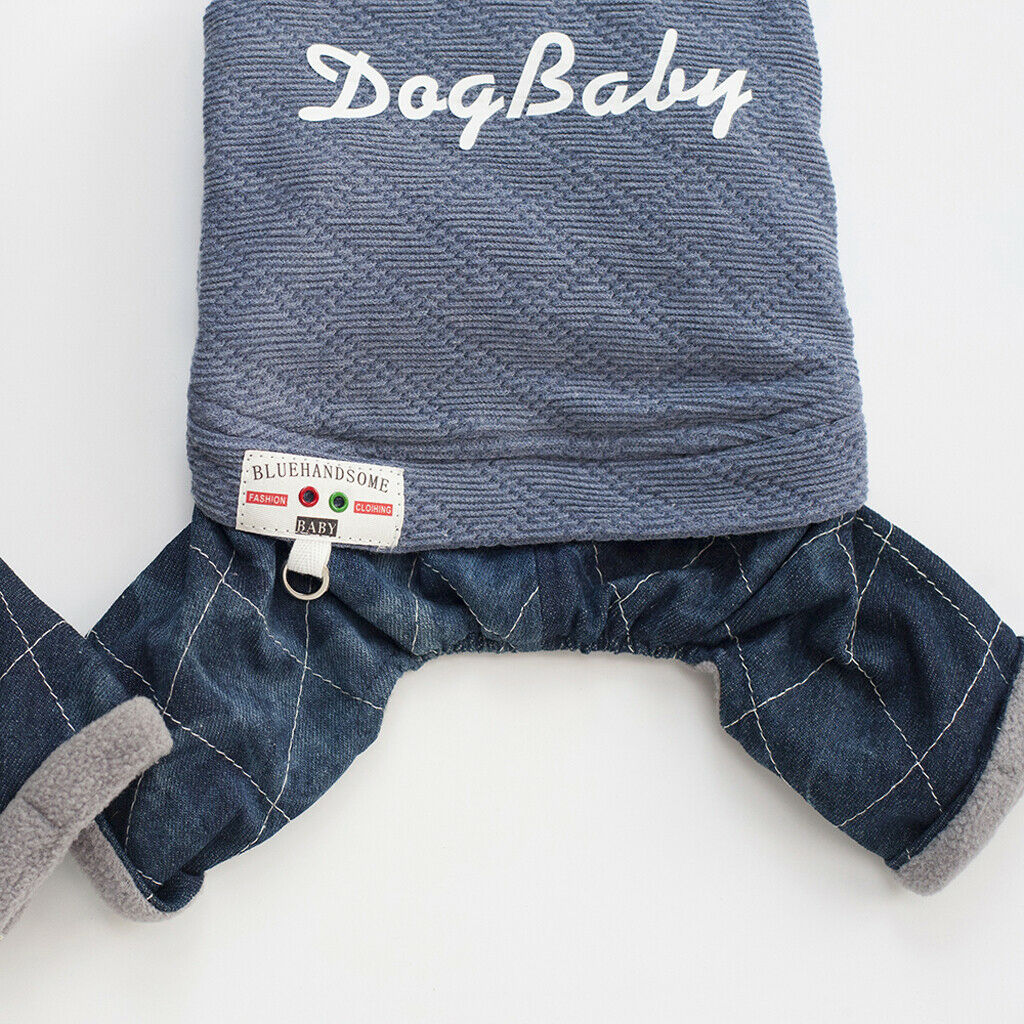 Dog Coat Cold Weather Warm Jacket for Small Medium Large Dog Light Blue S
