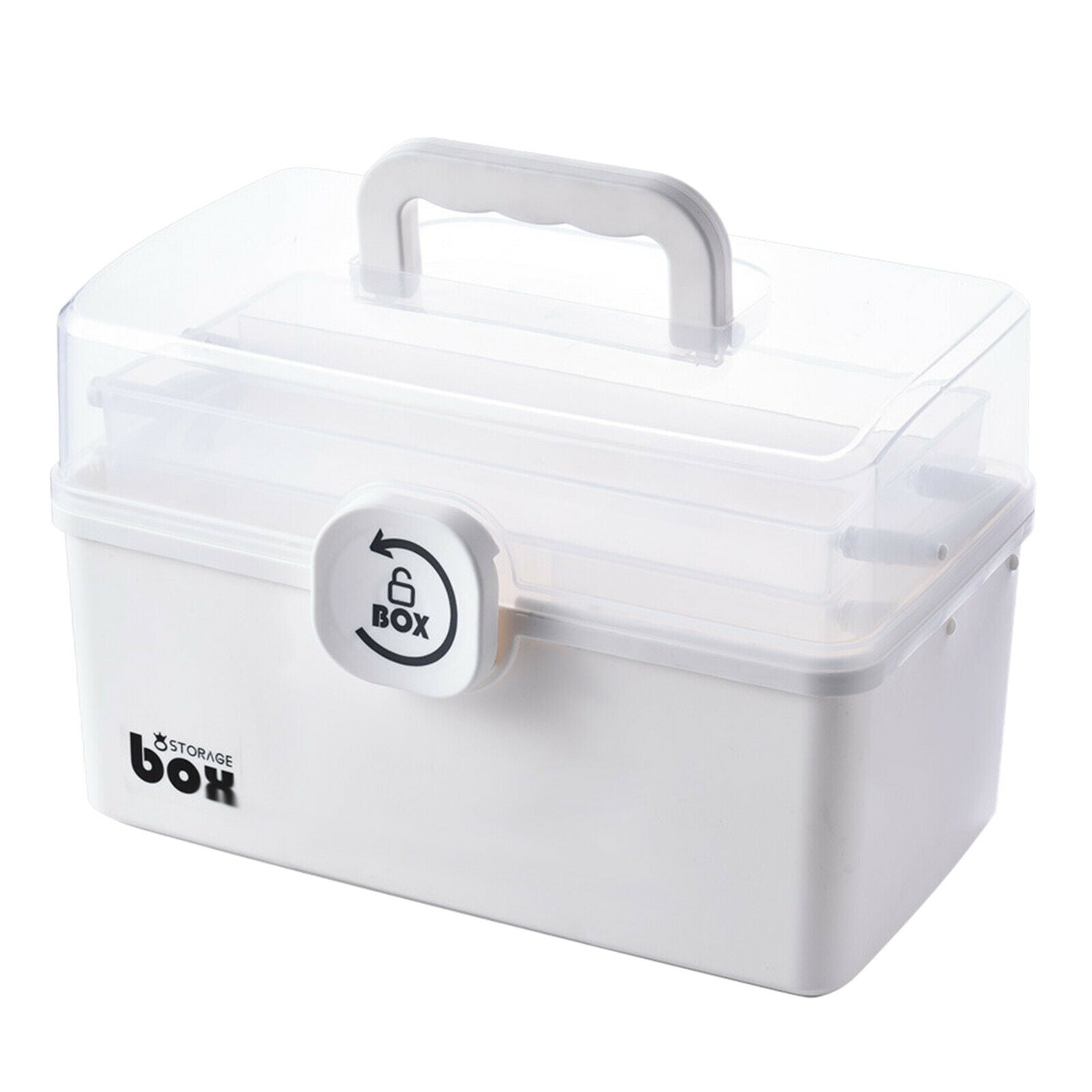 Plastic Storage Box School Arts Sewing Container Toys Organizer Kits Drawer