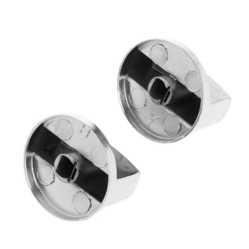 2Pcs Switch Gas Stove Parts Metal Knob Cooker Oven Kitchen Control Universal New