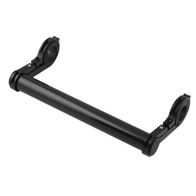 Bicycle Bike Handlebar Extender Lightweight Durable Aluminum Alloy Double Black