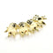 4x Car Golden Crown Tyre Tire Wheel Valve Stems Air Dust Cover Caps.fA Lt