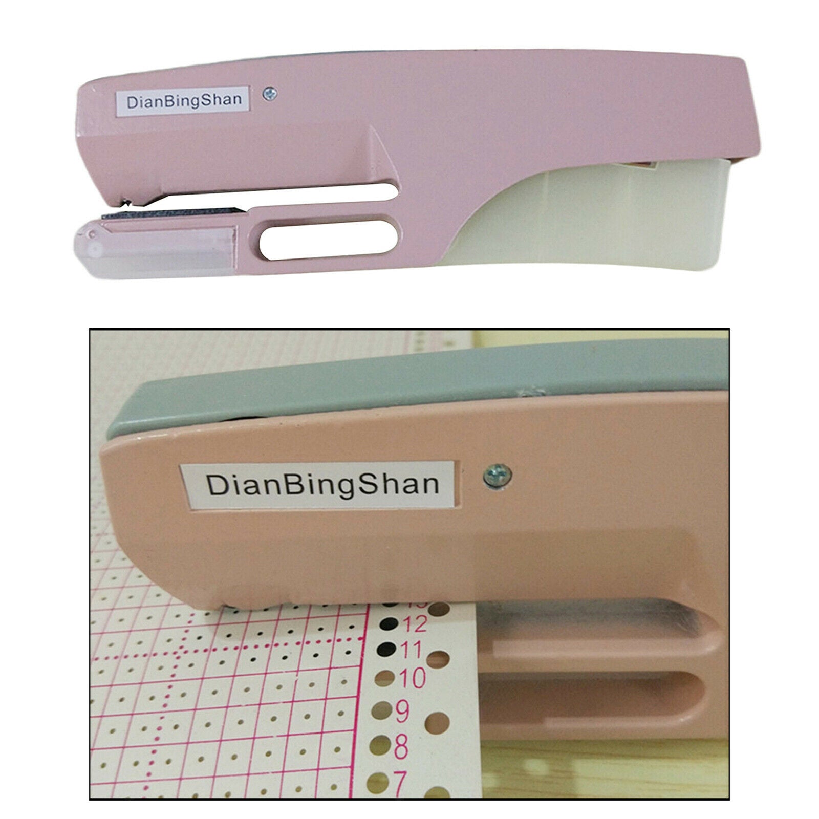 Metal Card Punch Device for Punch Cards, Paper Punch for Binder Hand Punches for