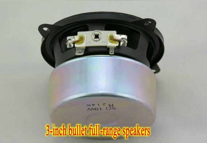 1pcs 3" inch bullet full-range speaker 5 ohms 10 watts For Logitech Loudspeaker