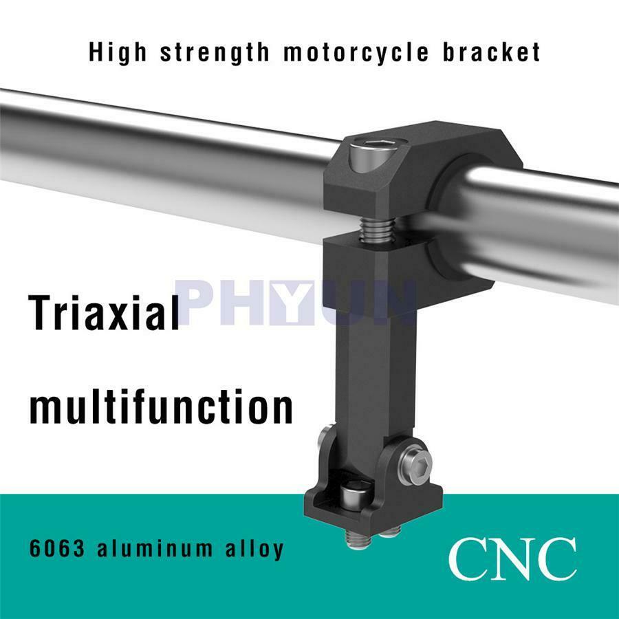 1x CNC Aluminum Black G96 Motorcycle Headlight Bracket For For 20-26mm Fork Tube