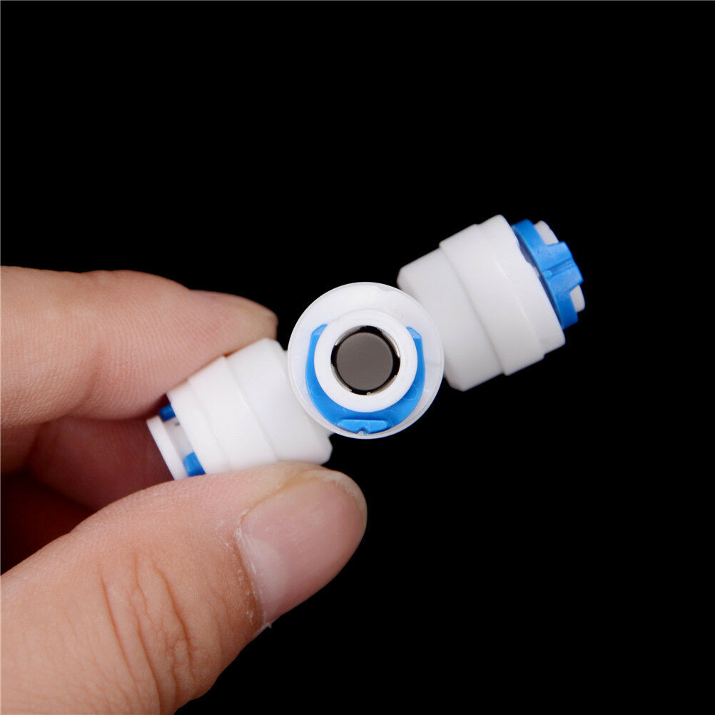 5pcs/lot 1/4" tube OD Hose Type T Qucik Connector RO Water Connector T xJSJCA