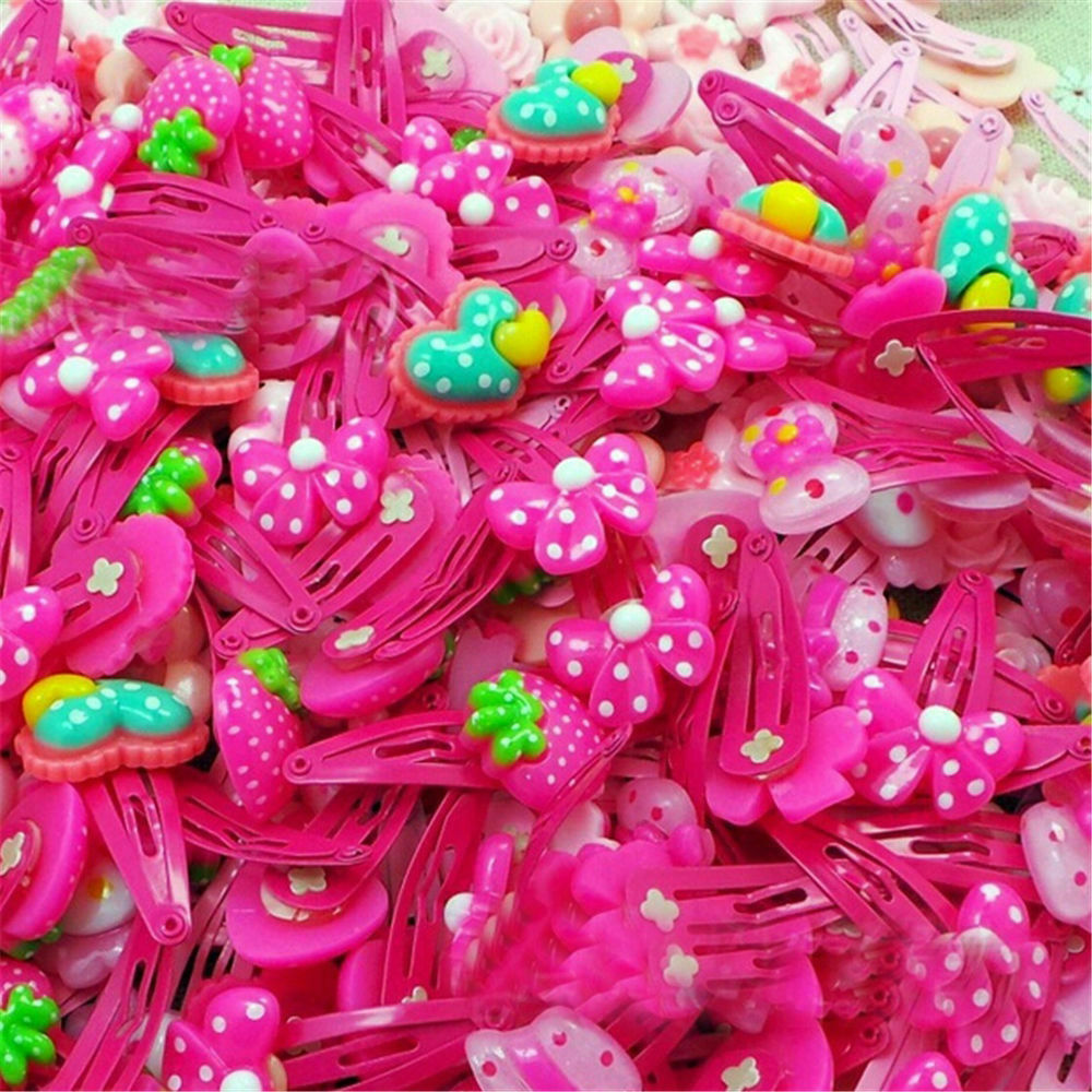 Wholesale 20pcs/Set Mixed Cartoon Baby Kids Girls HairPin Hair Clip Accessoriess