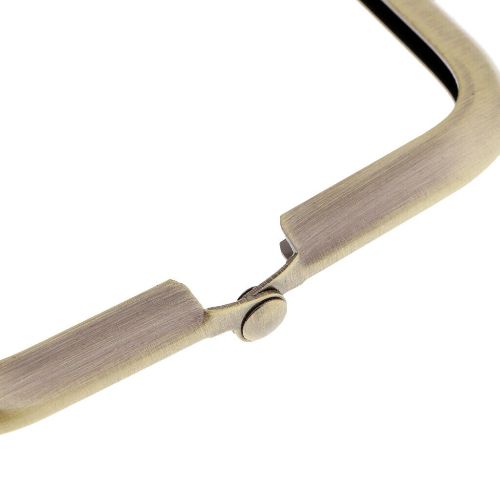 Metal Frame Rectangle Kiss Closure for DIY Purse Bag Purse