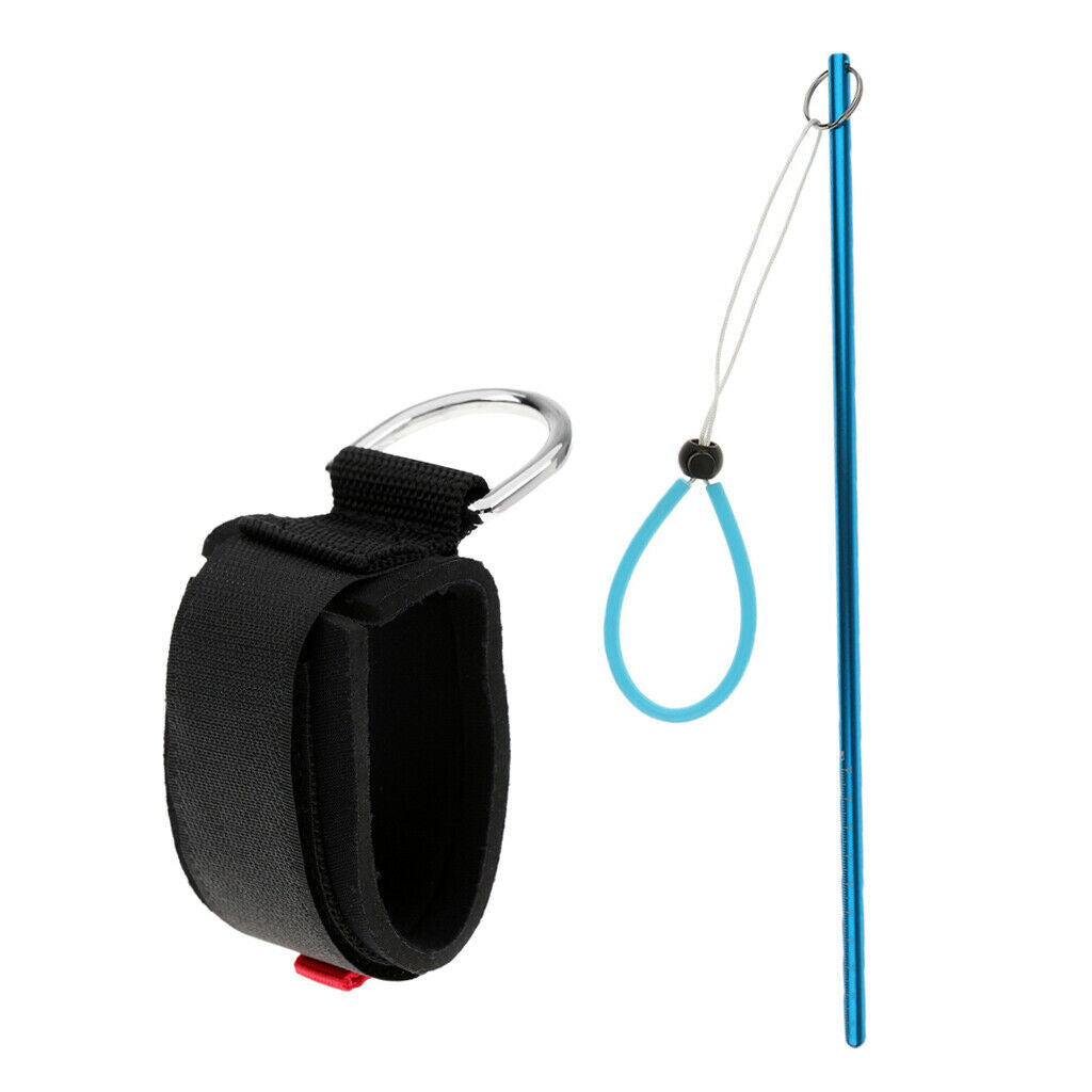 Adjustable Neoprene Padded Scuba Diving Wrist Strap Band Rope Lanyard With