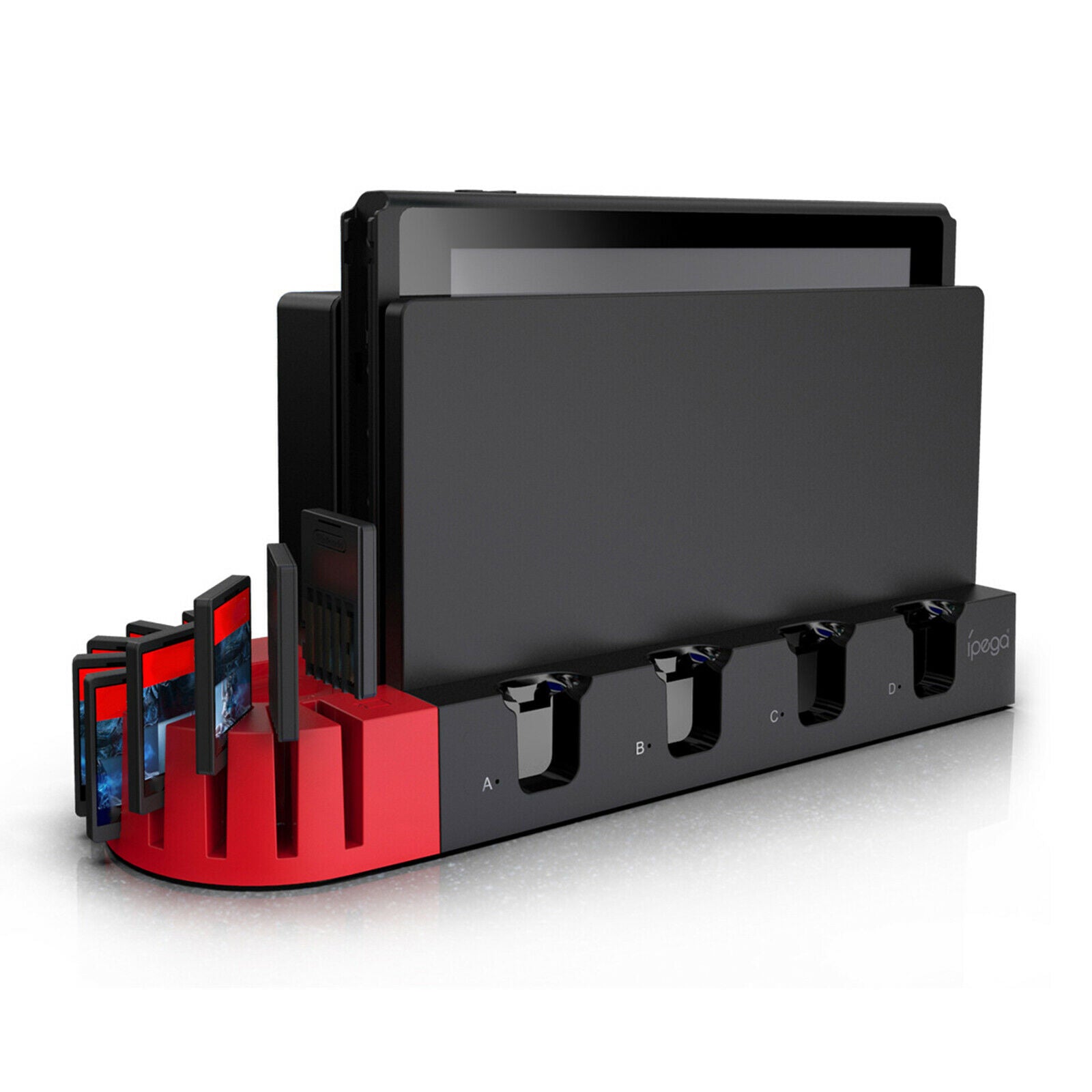 Charger Charging Station Compatible for Nintendo Switch Joypads 8 Game Slots