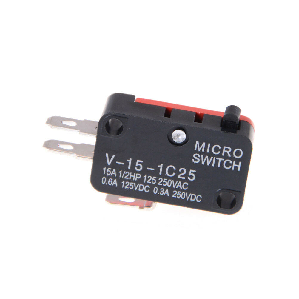5Pcs V-15-1C25 KW9-0 Micro Limit Switch 15A 125/250V Sqi WF