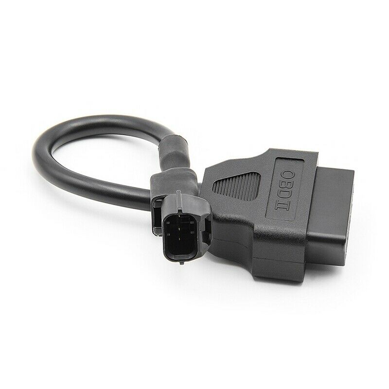 3 to 16 Pin Motorcycles OBD Adaptors OBD2 Diagnostic Cable Extension ConnectorJ6