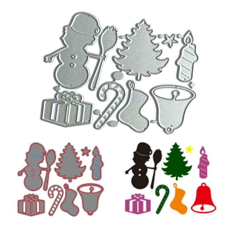 Christmas Tree Gift Metal Cutting Dies Stencil DIY Scrapbooking Album Paper Card