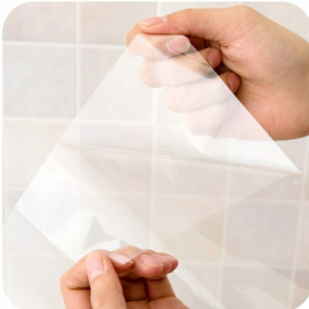 68*45cm Kitchen Wallpaper Oil-proof Ceramic Tile Self-adhesive Wall Stickers