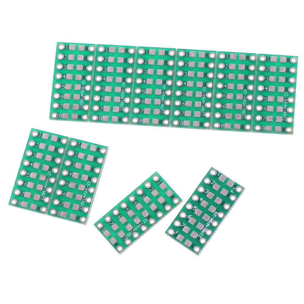 10Pcs SMD/SMT components 0805 0603 0402 to DIP adapter PCB board converter DD