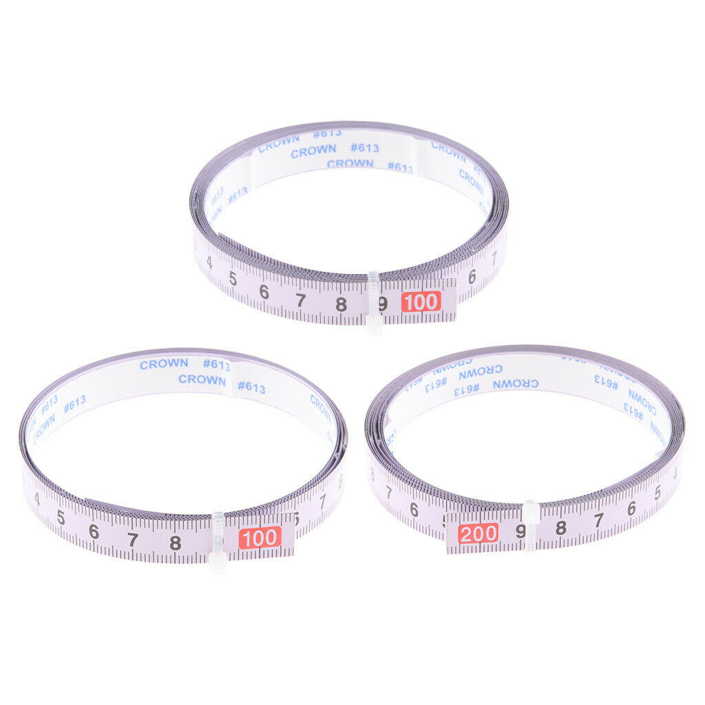 3 Pieces  Self Adhesive Steel Backing Metric Ruler Sewing Craft Ruler Supplies