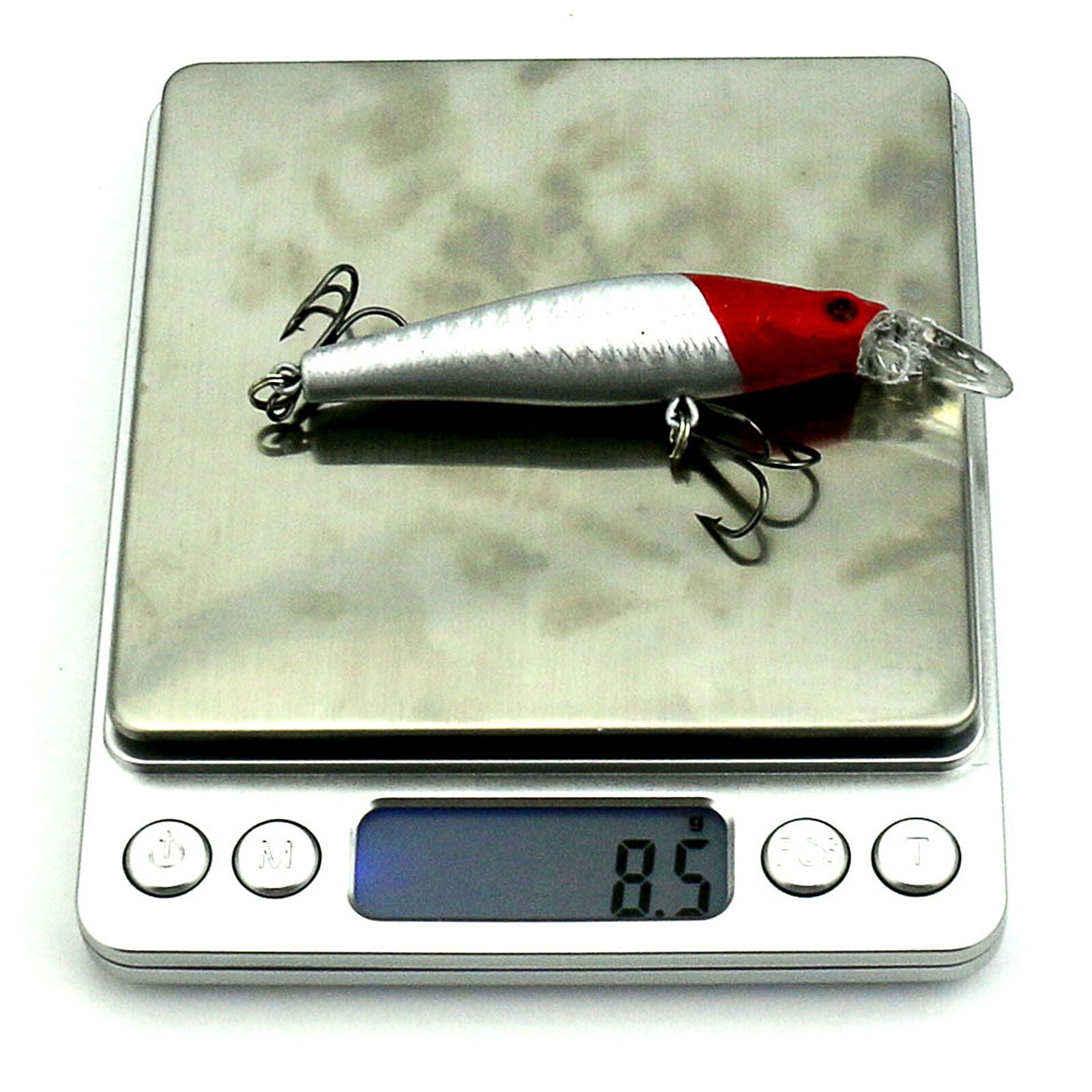 5 pcs Fishing Lures Lifelike Diving Bait Hooks Crankbaits 8.9g/8cm each one