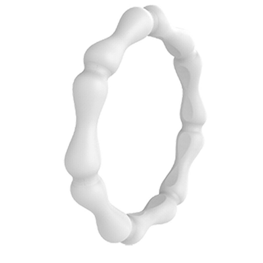 10x Silicone Rings Premium Fashion Forward Stackable Finger Ring 8
