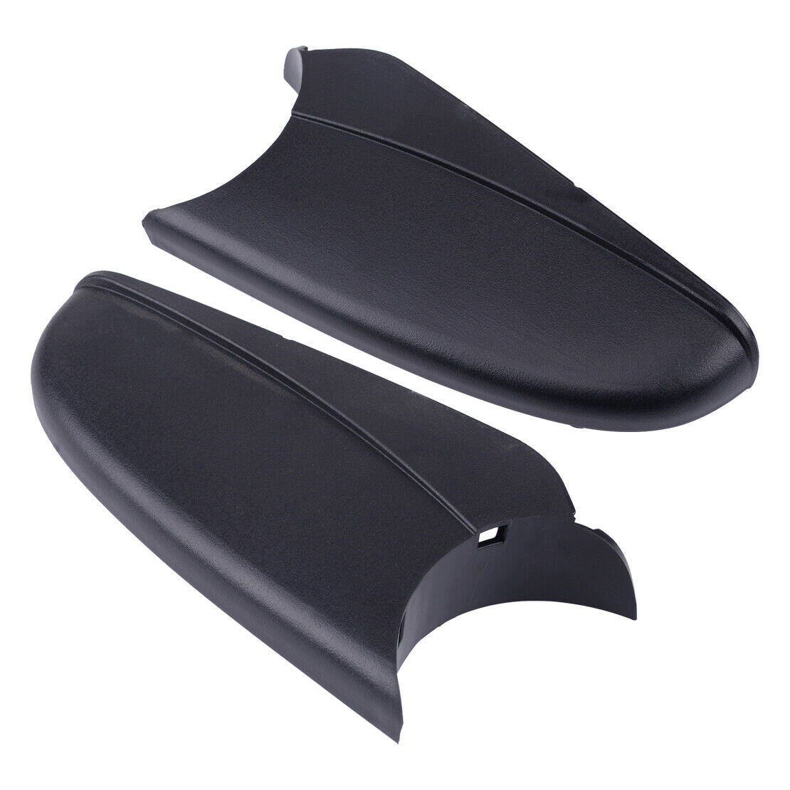Pair Wing Mirror Cover Lower Holder Matte Black For Vauxhall Astra MK5 2004-2008