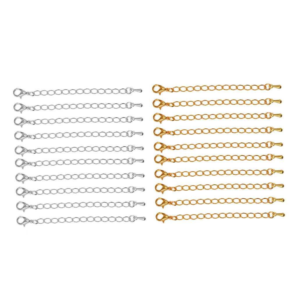 Necklace Bracelet Extender Chain Drops With Lobster Clasps DIY Findings
