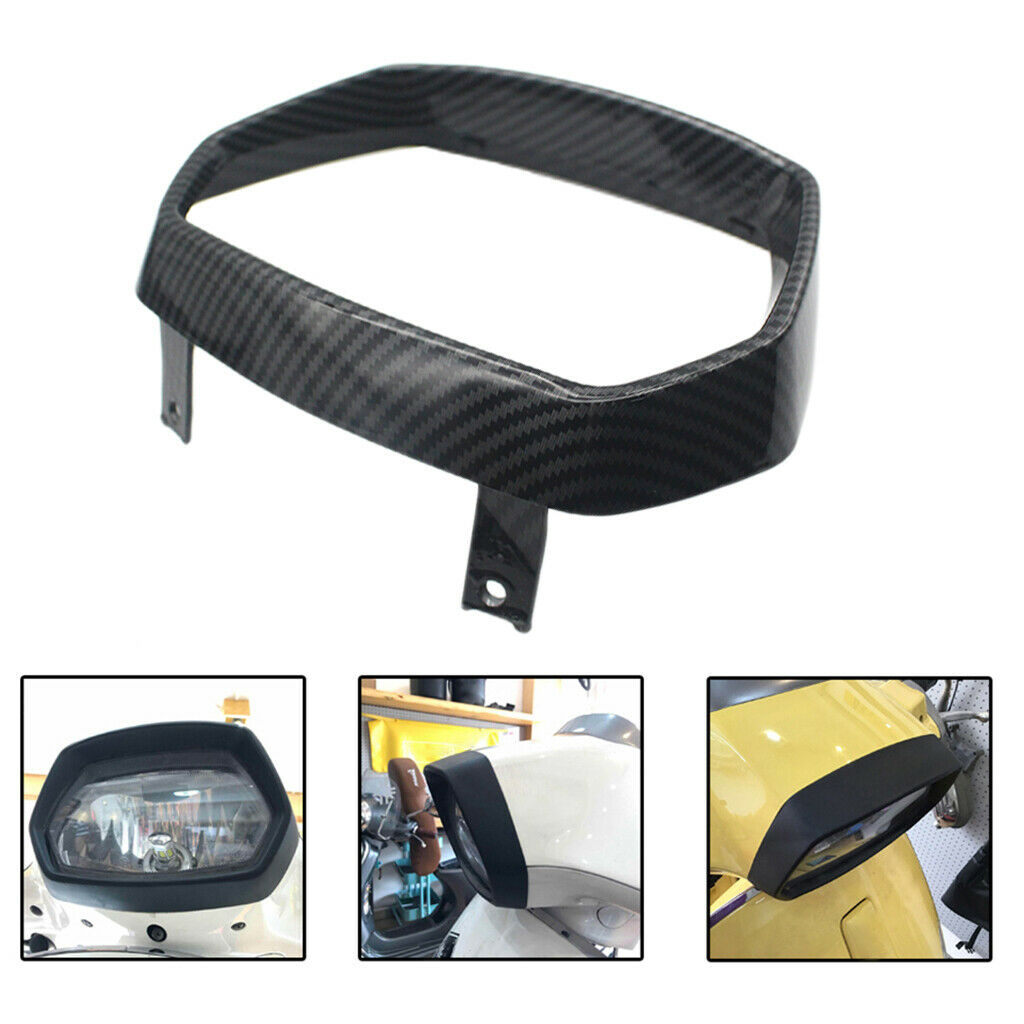 Headlight Bezel Trim Guard Lamp Decorate Cover For VESPA 150 Sprint Black