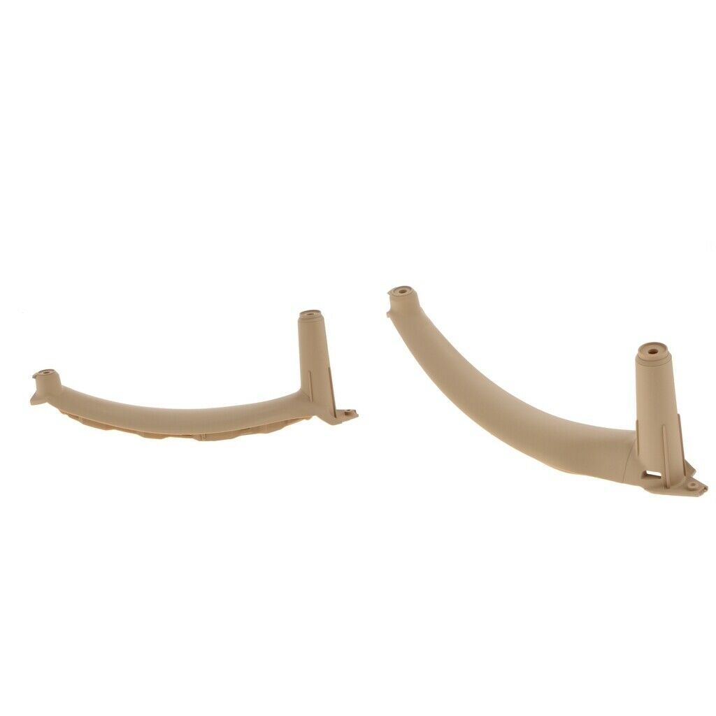 2Pcs Inside Door Panel Handle Trim Cover Replaces for 2007-2013  Beige