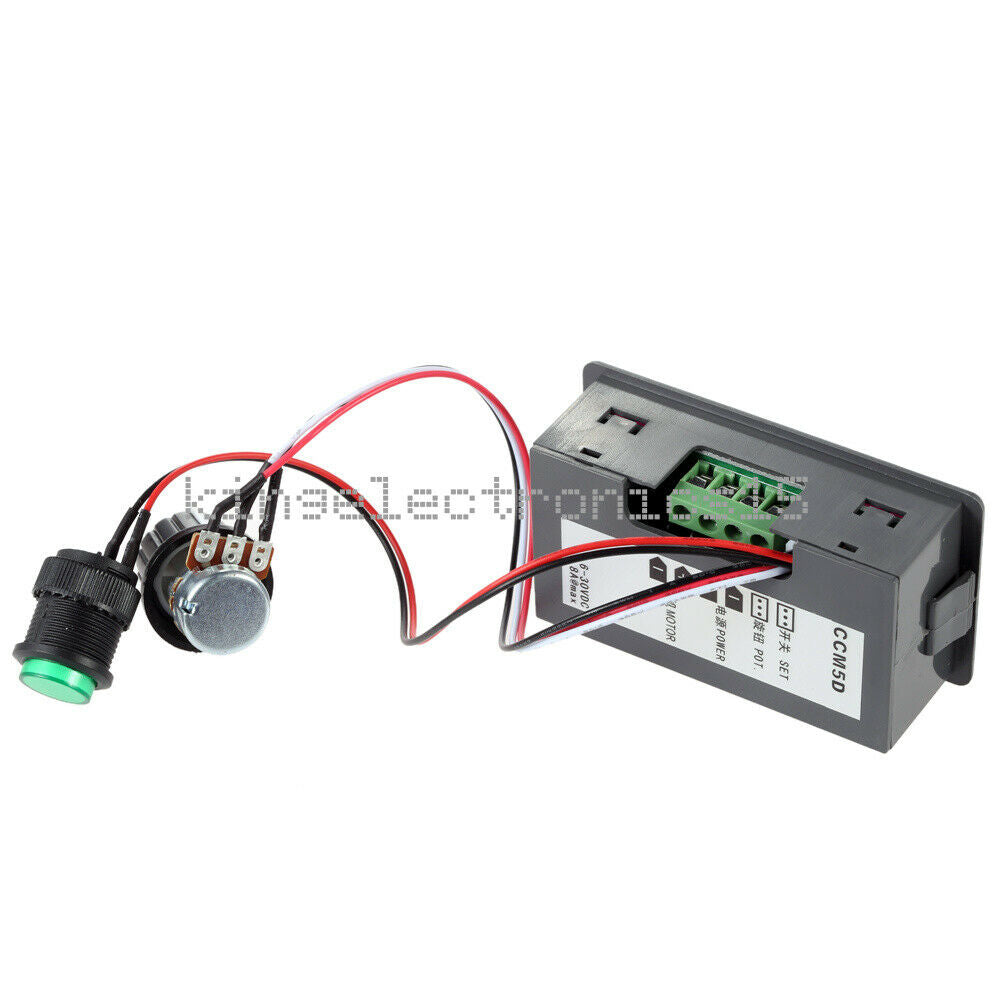 Motor DC 6-30V 12V 24V Max 8A Speed PWM Controller With Display & Switch Digital