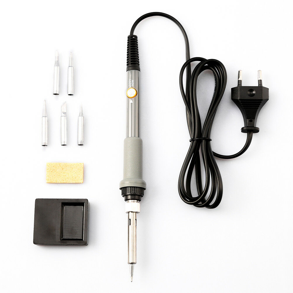 Electrical Soldering Iron EU Plug 220V 60W Adjustable Temperature Welding Too DD