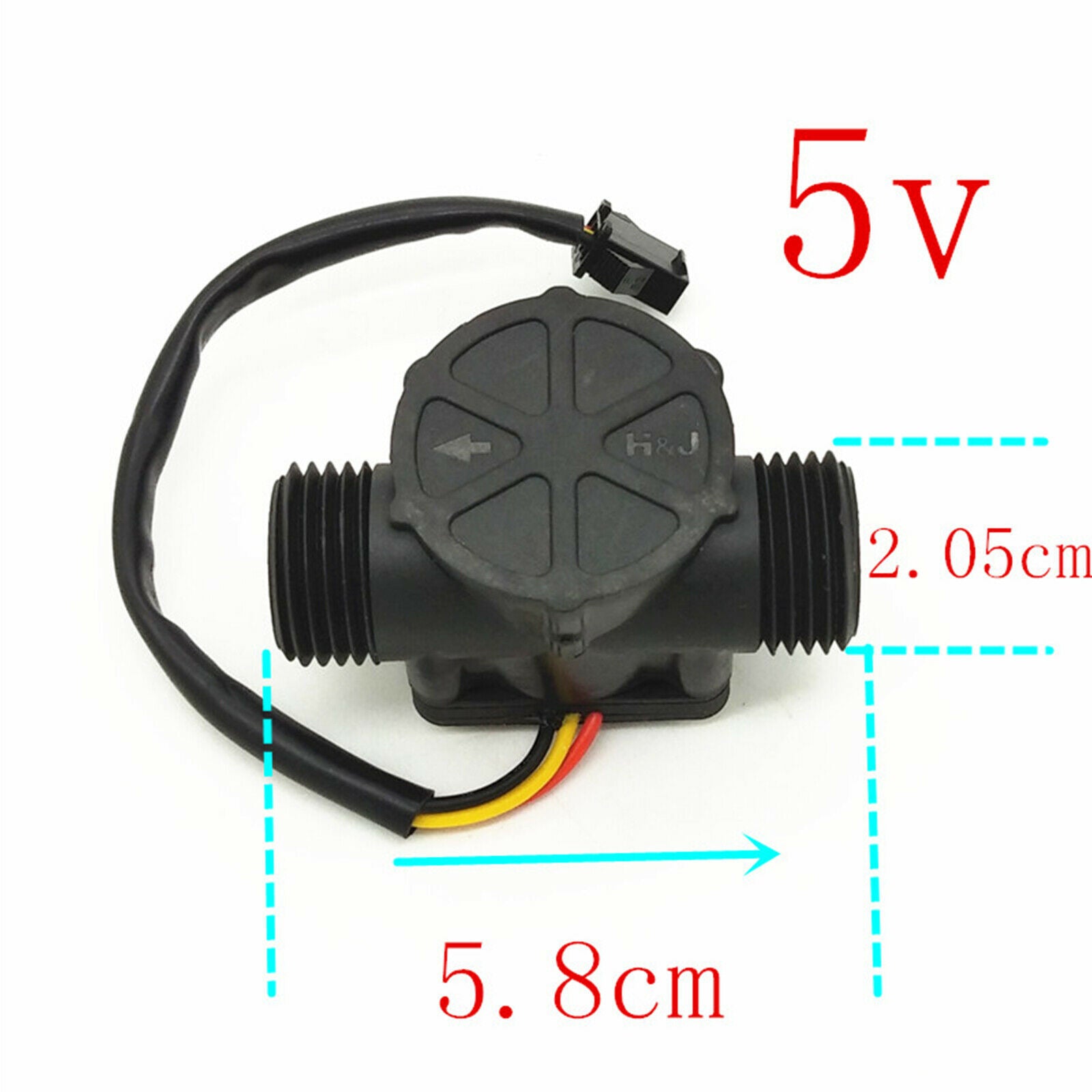 Water Flow Sensor Switch 5V Water Flow Switch for Gas Water Heater Repair Part