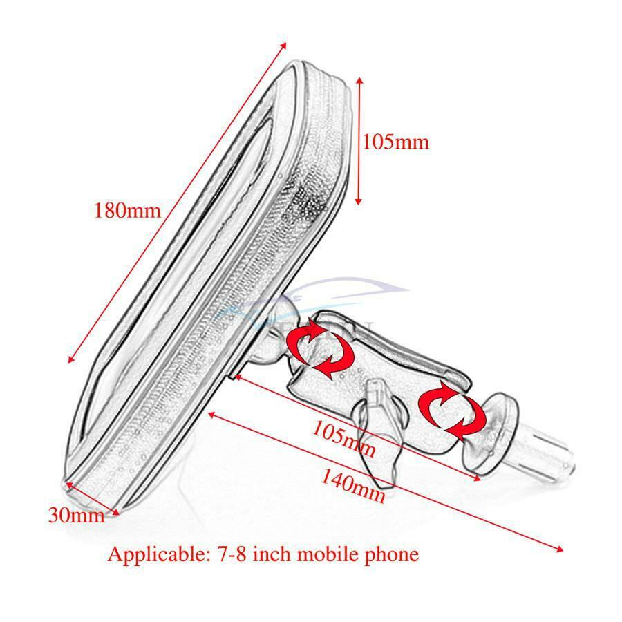1 Set 7-8'' Mobile Phone Holder For Yamaha YZF R1 02-17 R6 R6 06-17 BMW S1000RR