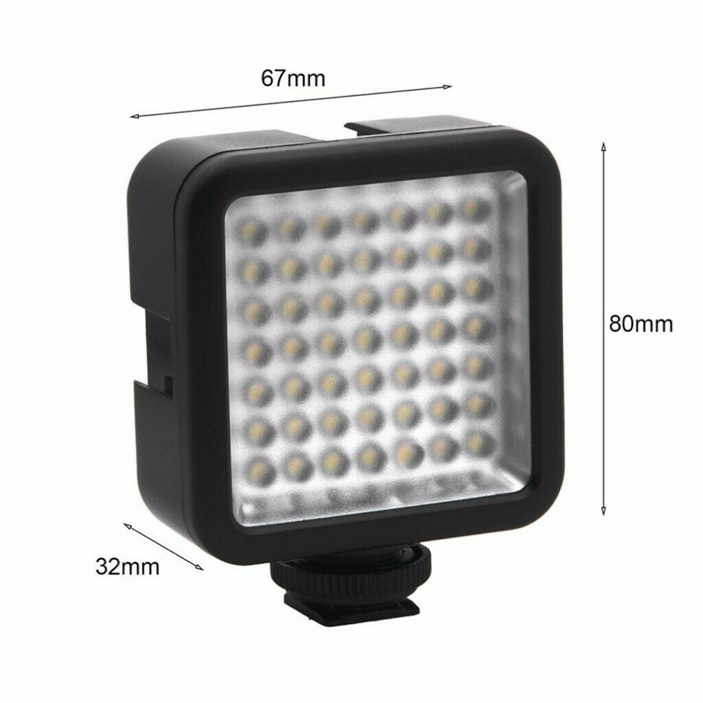 Portable 49 LED Video Light Photo Studio Lighting Lamp For DSLR Camera