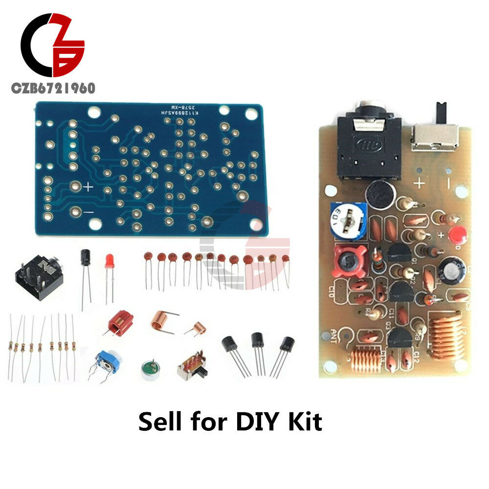 Wireless FM Microphone Suite FM Radio Transmitter DIY 1.5-9V 88-108MHz Module