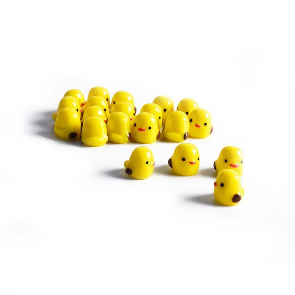 20x Micro Landscape Mini Chick for DIY Fairy Garden Home Tabletop Decoration